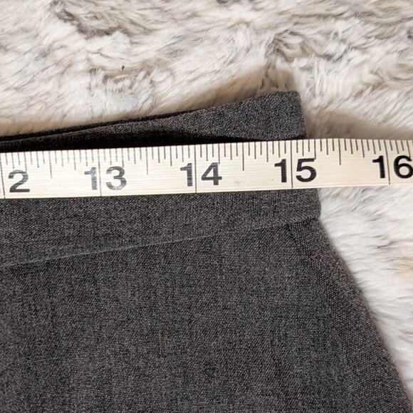Briggs New York Long Gray Pencil Skirt Sz 8 - Picture 6 of 9